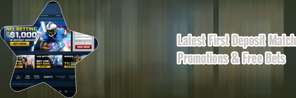 First deposit bonus betting sites